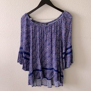 HANNAH | dressy 3/4 top hi/lo top